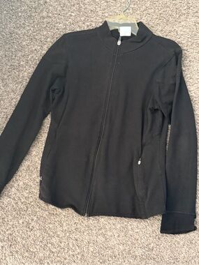 Cariloha Bamboo-Fit Black Jacket with Zip